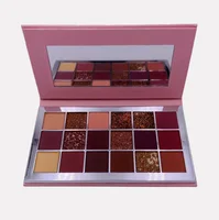 

Make your own brand makeup OEM pink eyeshadow 18 color private label eyeshadow palette