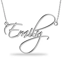 

Fashion Gold Silver S925 Sterling Silver Diy Custom Personalised Name Necklace