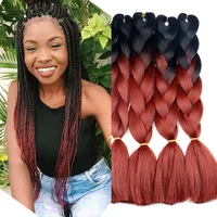 

Synthetic private label braiding pre stretched expression super jumbo braid crochet braids for african hair