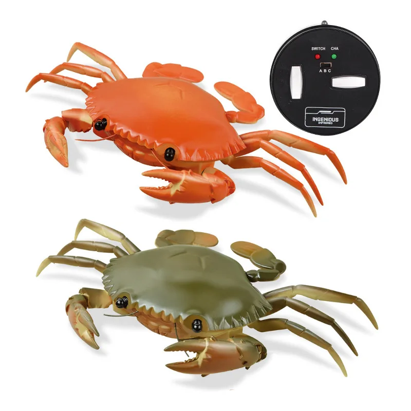 

Pets New Strange Remote Control Crab Toy Children's Infrared Remote Control Tricky Toy Animal Insect Cat Toy