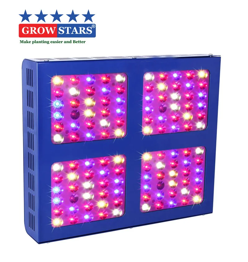 factory cheap 1200W high PAR LED Grow Light with reflector and double switch for commercial greenhouse