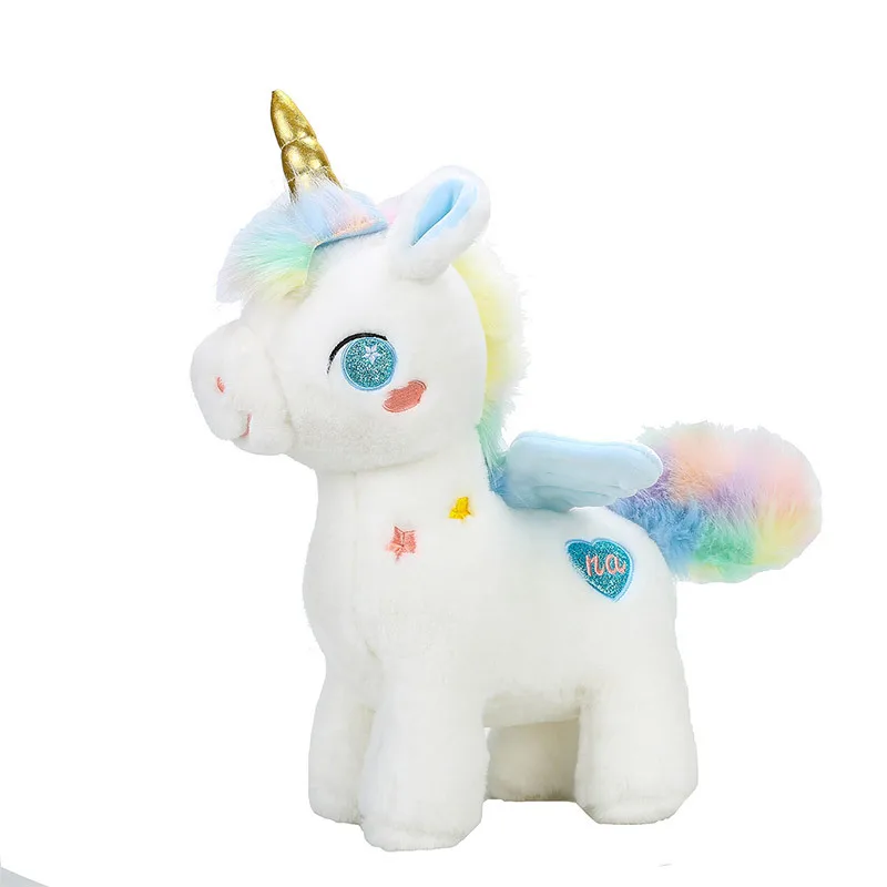 

2023 Hot Sale Stuffed Animal Weighted Plush Toy Amazon Wholesale Custom starry sky Unicorn Toys Popular gift kids girl