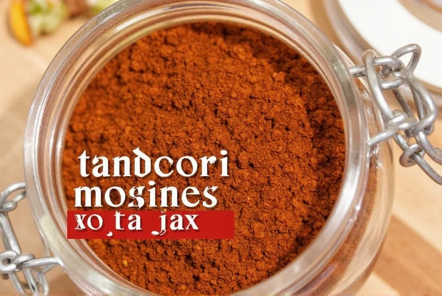 Person selecting tandoori spice mix in a supermarket