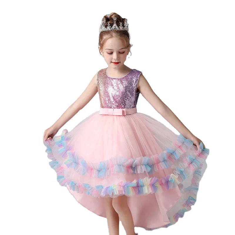 

Best sale lovely flower princess skirts girl birthday dresses for kids
