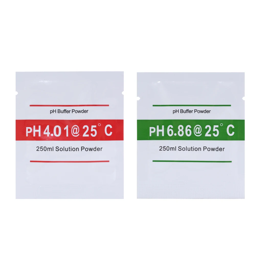 

PH Buffer Powder For PH Test Meter Measure Calibration Solution 1pcs 4.01 And 1pcs 6.86 Calibration Point