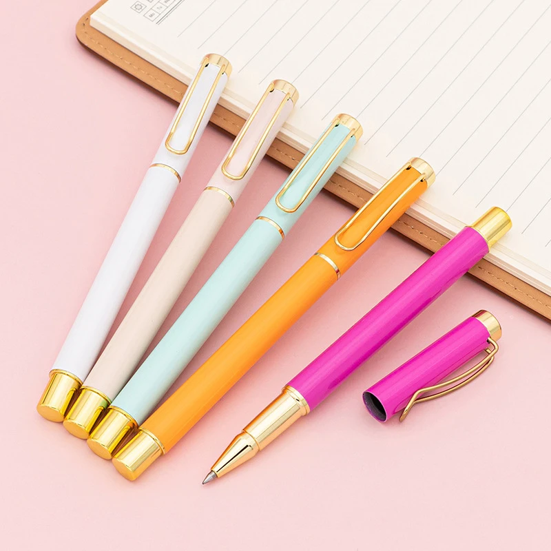 Manufacturers Wholesale Metal Signature Pen Student Office Stationery Pen Business Gifts Customizable Printed logo