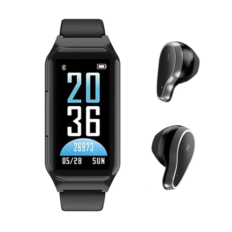 

Top Quality Ip67 Waterproof f1m d20 Intelligence Smart Bracelet With Earphone, Black