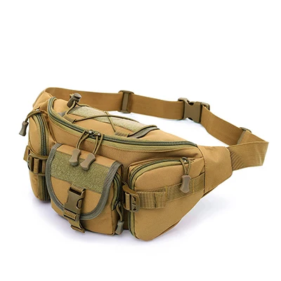 

Sport Running Waist Bags Accessories Mountain Climbing Hiking Trekking Bag Small Outdoor Male Tactical Chest Bag 6 Colors, Black,brown,acu digital,cp camouflage,jungle digital,desert camouflage