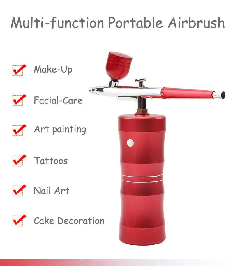 mini portable airbrush paint compressor air brush makeup tattoo tanning model spray pen gun sets kits