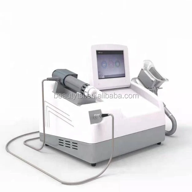 SW10D 2in1 pain relief and ED shock wave therapy equipment + freeze fat cool body sculpting fat freezing machine