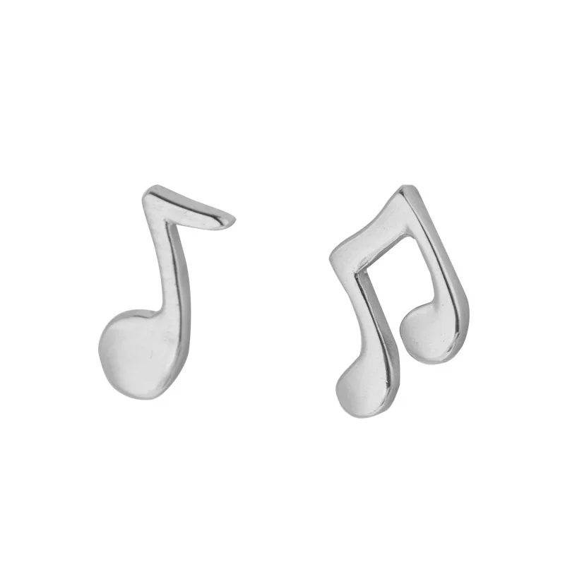 

Factory Direct Sale Sterling Silver Earrings Korean Girl Eardrop Music Note Ear Loop, Picture