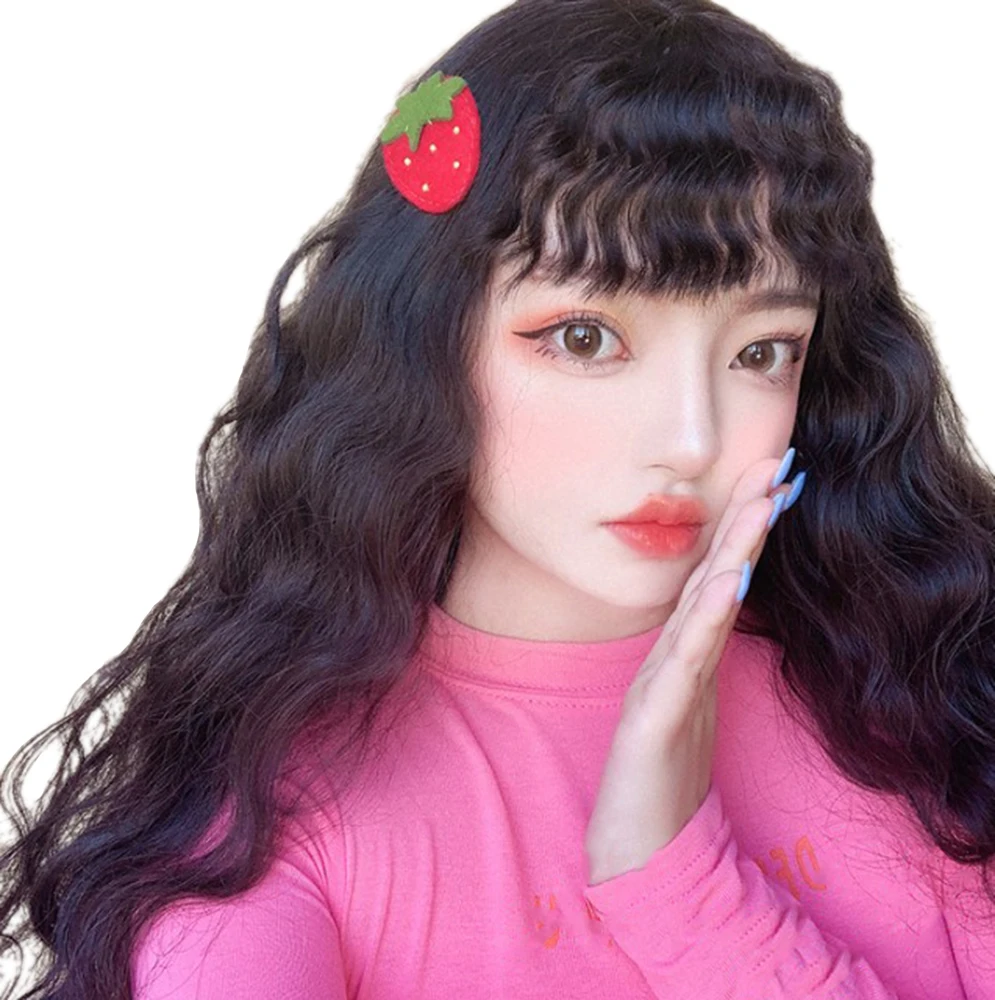 

Long Curly Brown Hair 22 INCH Cute Girls Harajuku Princess Lolita Sweet High Temperature Silk Cosplay Party COS Wig, Pic showed