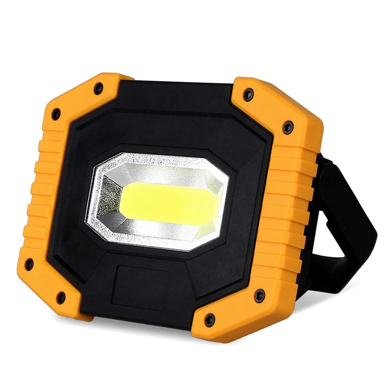 Manufacturer Supply 2*18650 Battery Operated Waterproof Power Bank USB Rechargeable 10W Cob led Work Light for Auto Repair