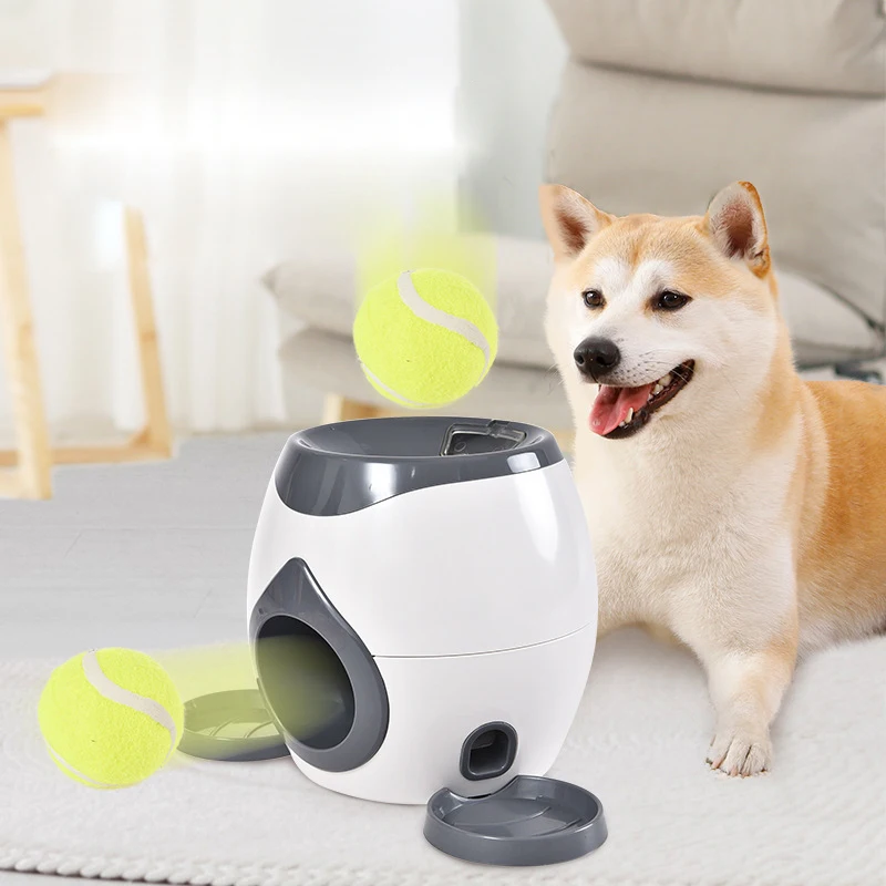 

Pet Tennis Machine Dog Training Machine Automatic Pet Feeder, Solid