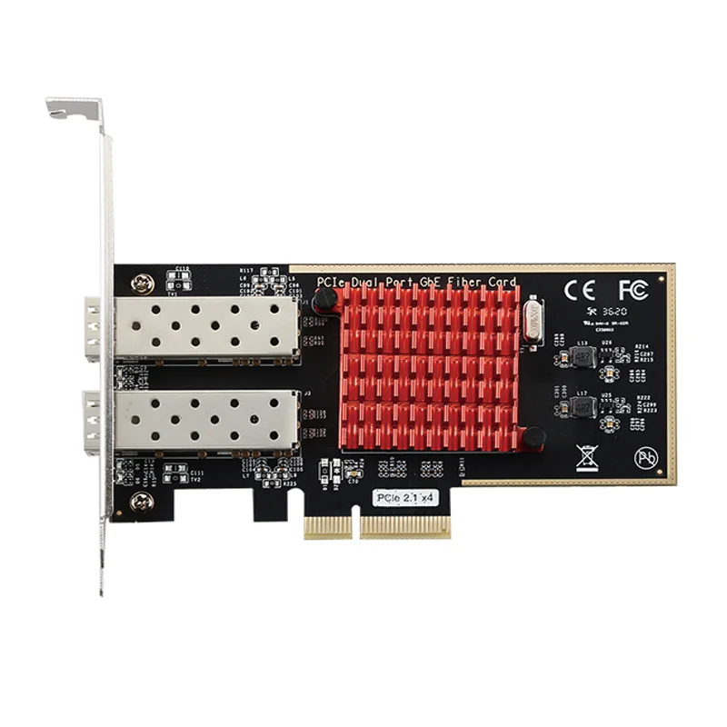 

Intel I350F2BLK I350-F2 Dual Port Fiber Network Server Card Adapter