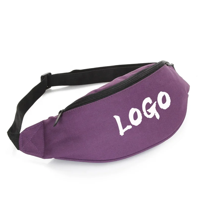 

Fast logo customization Fashion cheap Unisex sports travel fitness running waist bag custom print fanny pack