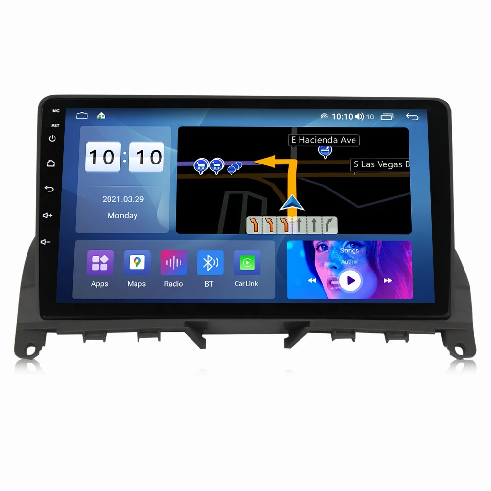 

Android 11 8G 128G IPS DSP Car Video Radio For Mercedes Benz C Class 3 W204 S204 2006 2007 2008 2009 - 2011 Carplay head unit