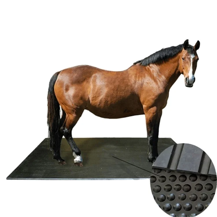 

Manufacturer Direct Selling Stable Floors Horse Rubber Mats Reduce the noise of horses' hooves, Green, red, blue, yellow, black, others available