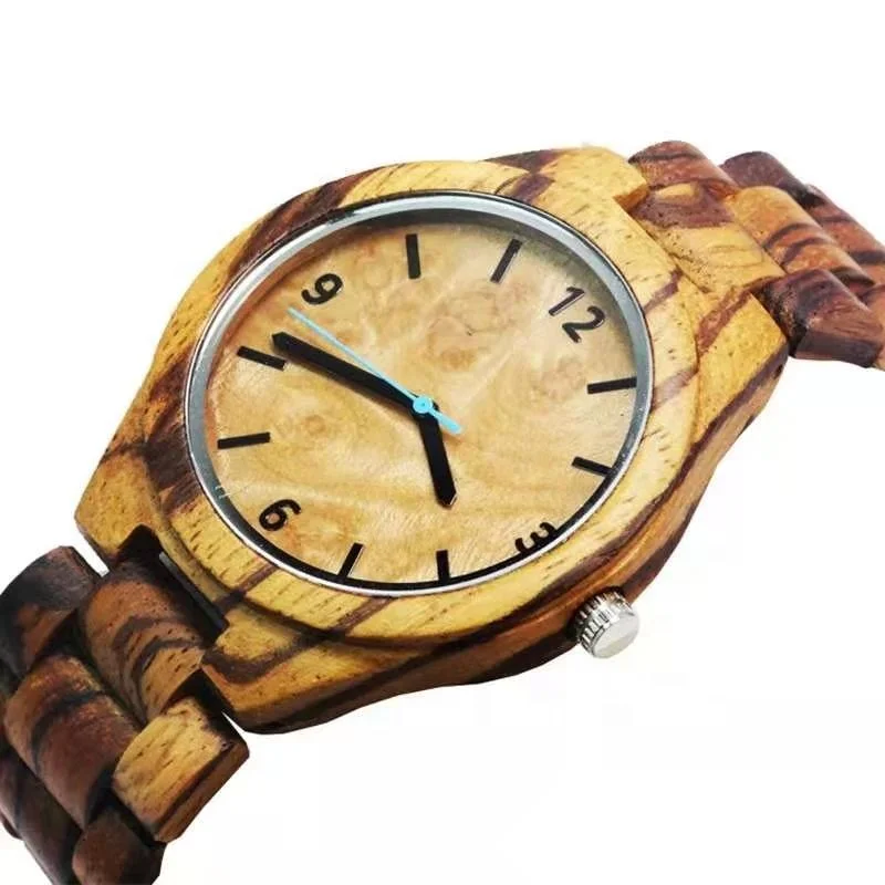

Casual Men Style Design Clock Popular Gifts Eco-friendly Personalized Wooden Watch