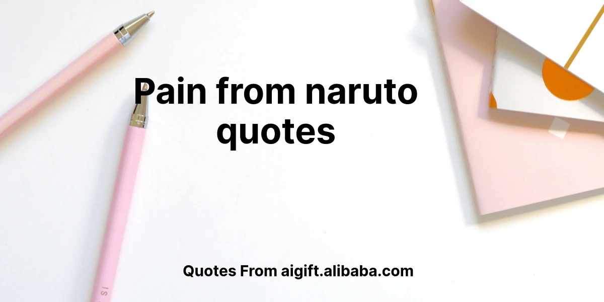 pain from naruto quotes