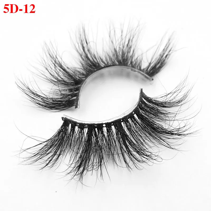 

Korean Cheap high quality wholesale Private Label customized Mink Lahes 25mm Eyelashes Real 3d 5D Mink Eyelashes wholesale, Black