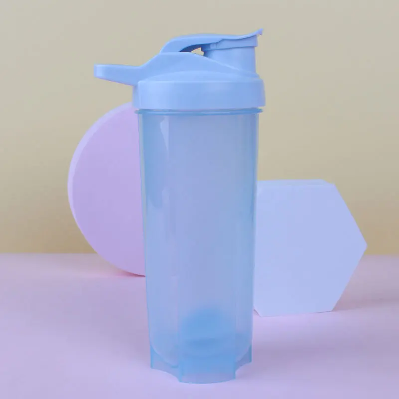 

Reusable Plastic Gym Shaker Bottle for Protein Shaker Bottle 600ml, Custom