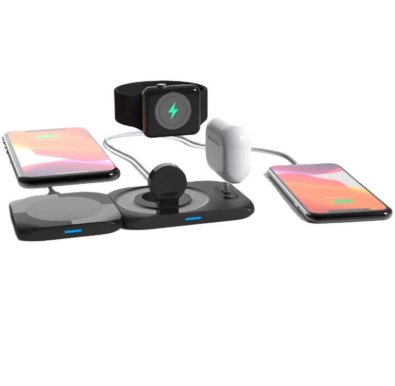 

For apple watch magnetic charger airpd charging 4 in1 wireless Magnetic Charger station