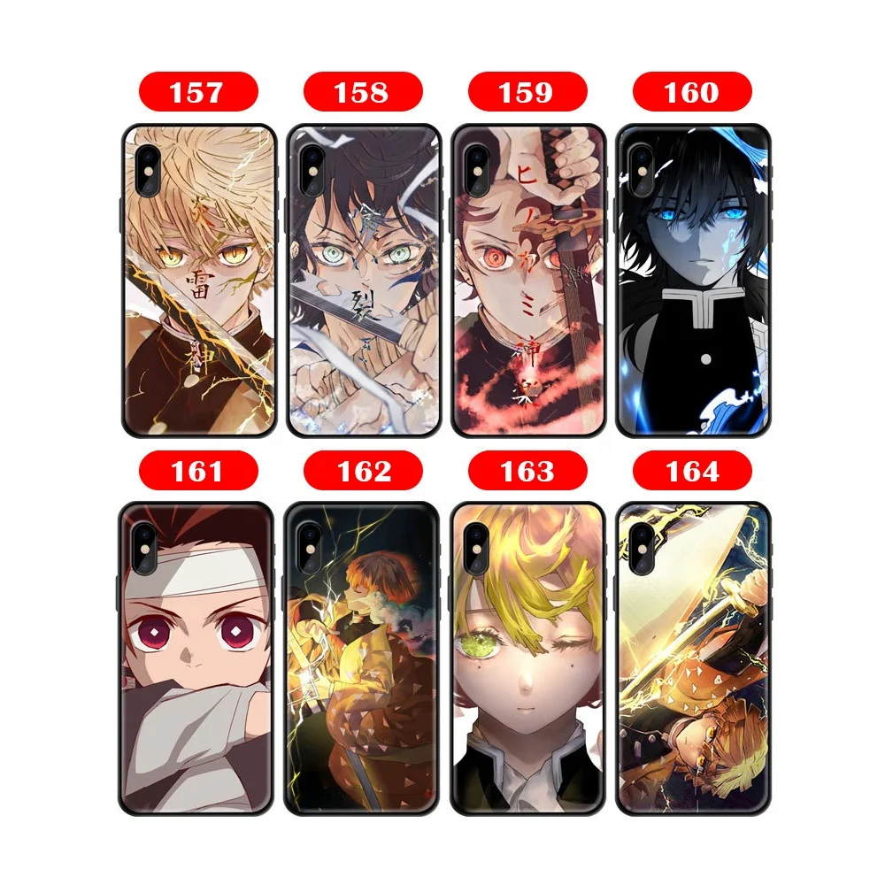 

For Naruto Cool Cartoon Pattern Custom Anime Phone Case TPU Sublimation Printing Cartoon Character Phone Case For iphone case, Customized