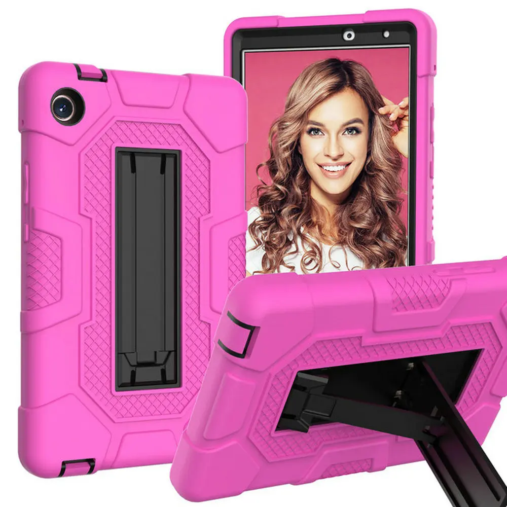 

Heavy Duty Case For Huawei Matepad T8 8.0 Inch Rugged Tough Armor Cover Defender Shockproof Kickstand Tablet Cover