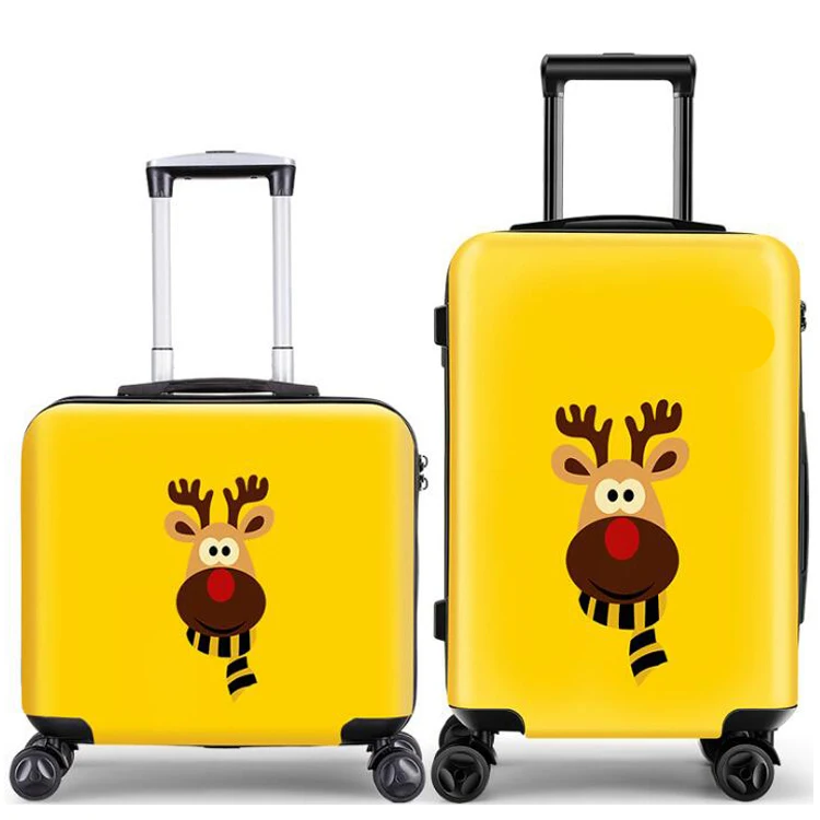 

Cheap Trolley ABS Colorful Fravel Luggage Set 3PCS Suitcases