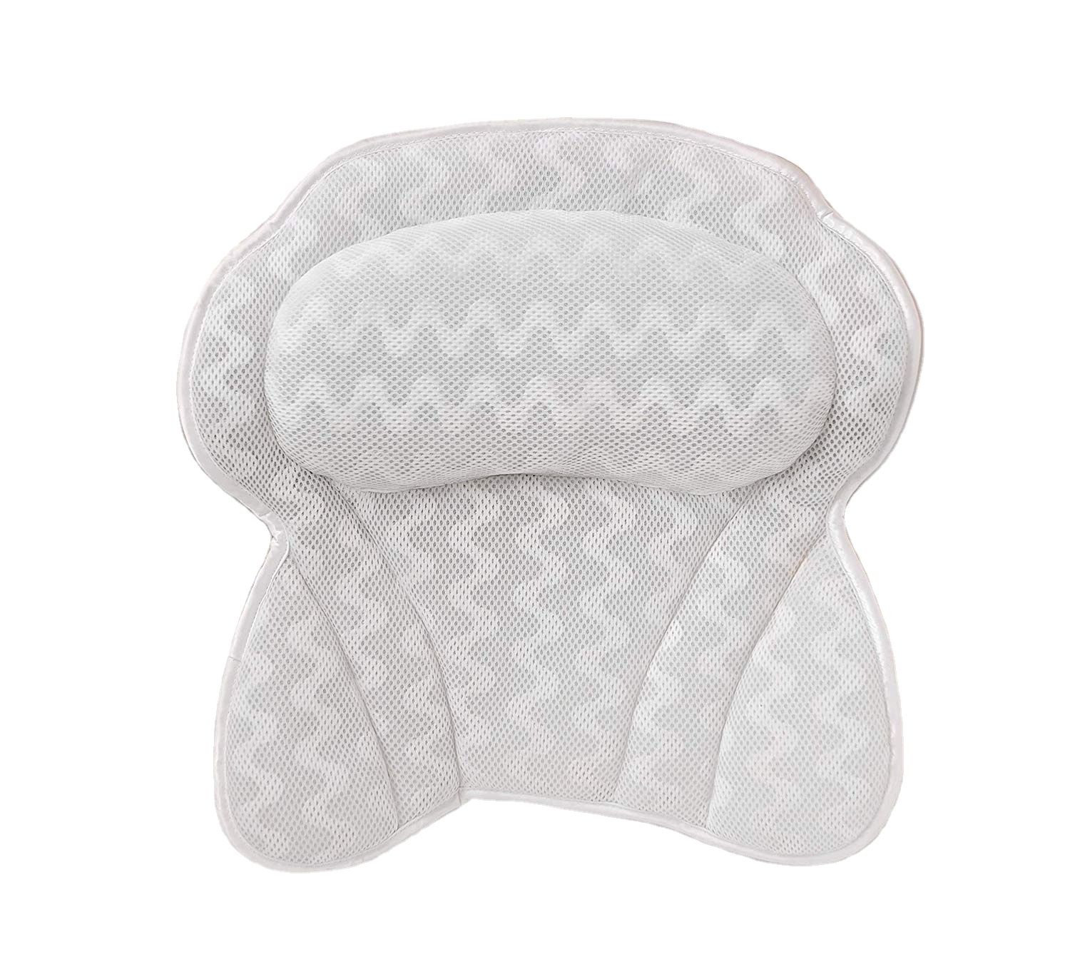 

Home Back Neck Support Bathtub Spa Hot Tub Suction Cups Luxury Waterproof Comfort 3D 4D Bath Pillow, White or oem
