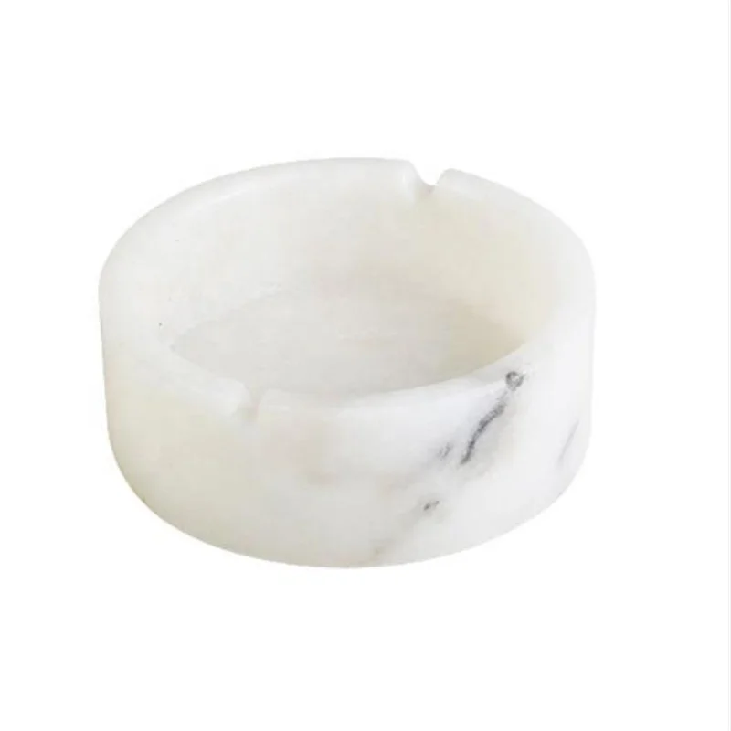 

Marble Nordic Style Simple Personality Modern Creative Ashtray Multifunction Eco-Friendly Elegance Ashtray, White/black