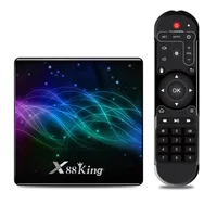 

X88 king Amlogic S922X Hexa core set top box 4gb ddr4 128gb Android 9.0 ott box tv 2.4G 5G wifi BLE5.0 Mesh