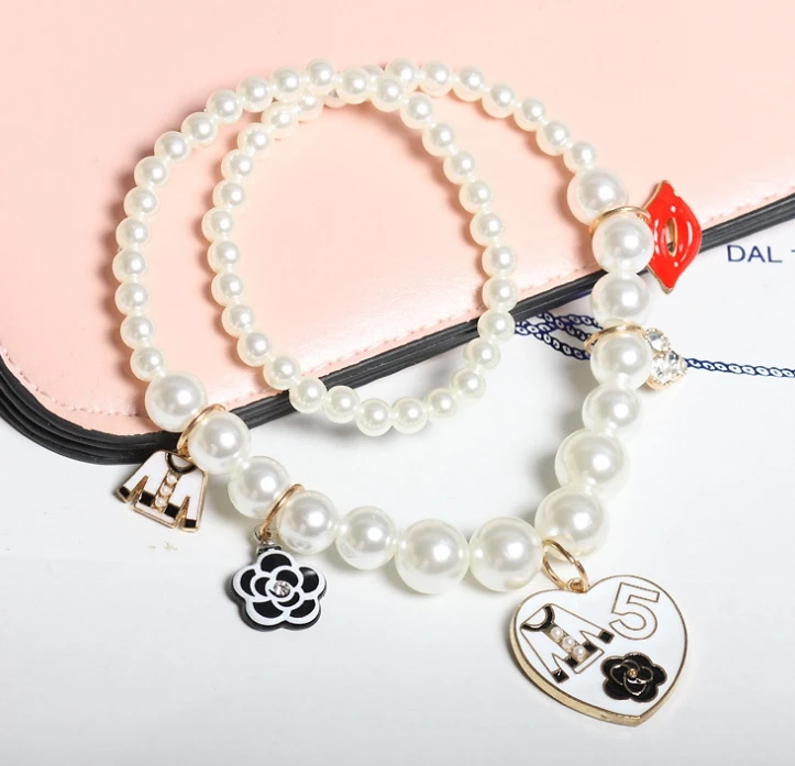 

Hot selling freshwater pearl necklace Kids diy beaded necklace jewelry for women