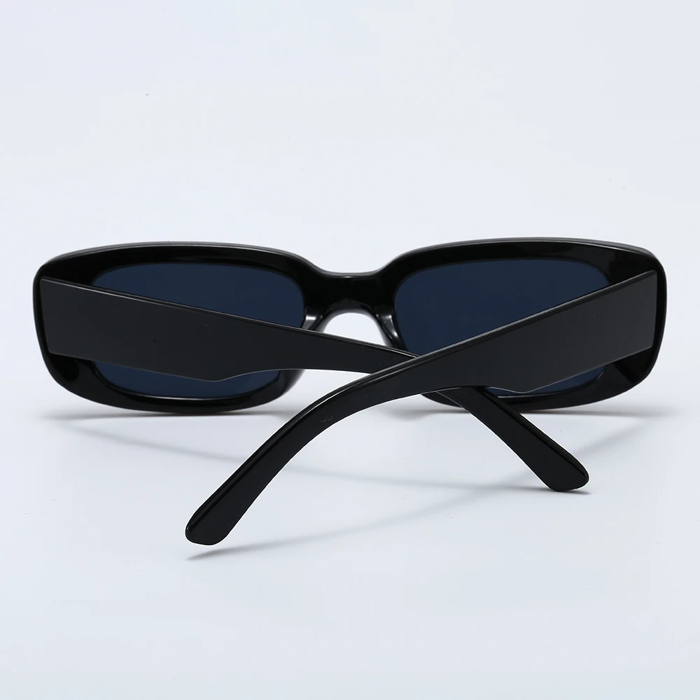 
Superhot Eyewear 27737 INS Fashion 2020 Retro 90s Vintage Solid Plastic Small Rectangle Sunglasses 