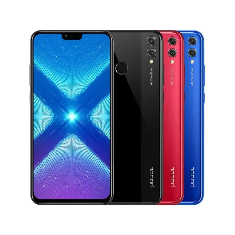 

Wholesale Original unlock 4G smartphone cheap good quality used mobile phones for Honor 8x 4+128GB