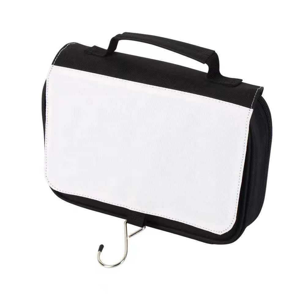 

Prosub Sublimation Travel Washing Bag Custom Logo Printing Sublimation Hanging Toiletry Bags