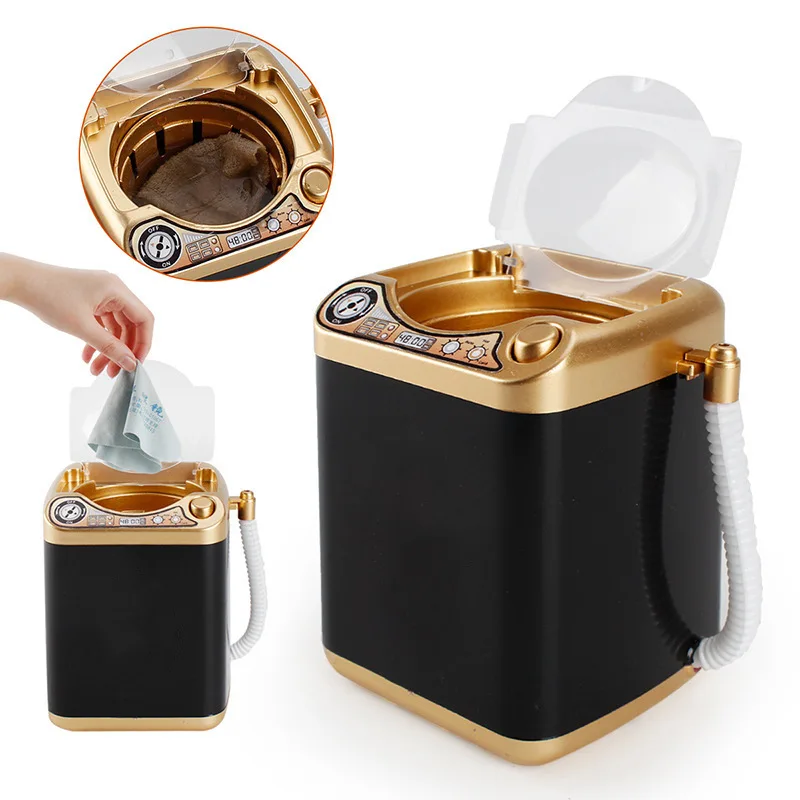 

3D mink eyelashes mini washing machine make up cleaner with fast delivery