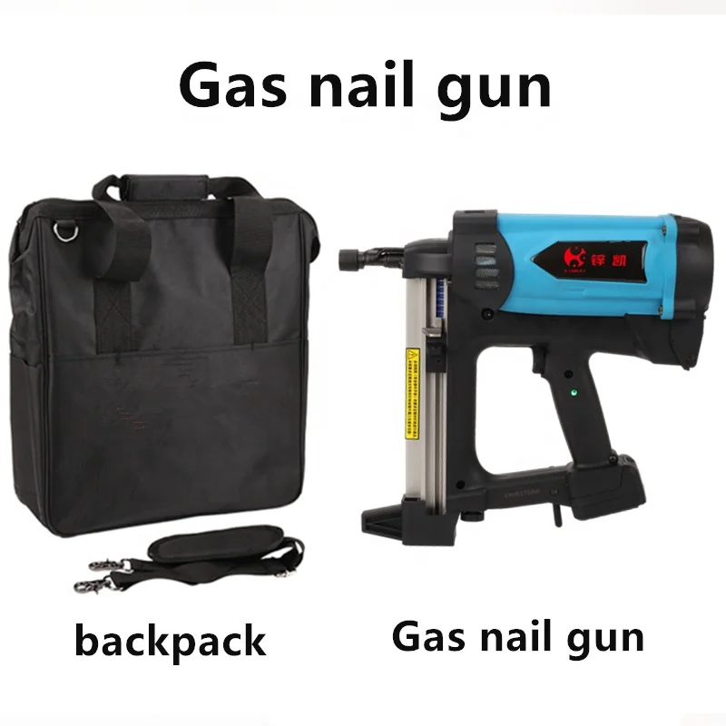 
Electric portable automatic gas steel nail gun with gas and 1000 nails 