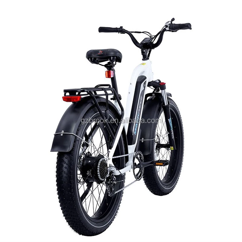 

US Warehouse free shipping 750w e bike high power for adult men, Pearl white