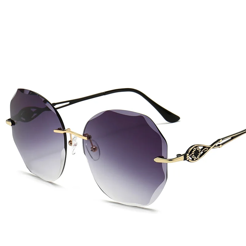 

Light Shade MP2896 Rimless Round Lens Sunglasses 2020 New Arrivals UV 400 Mens Shades Sunglasses Women