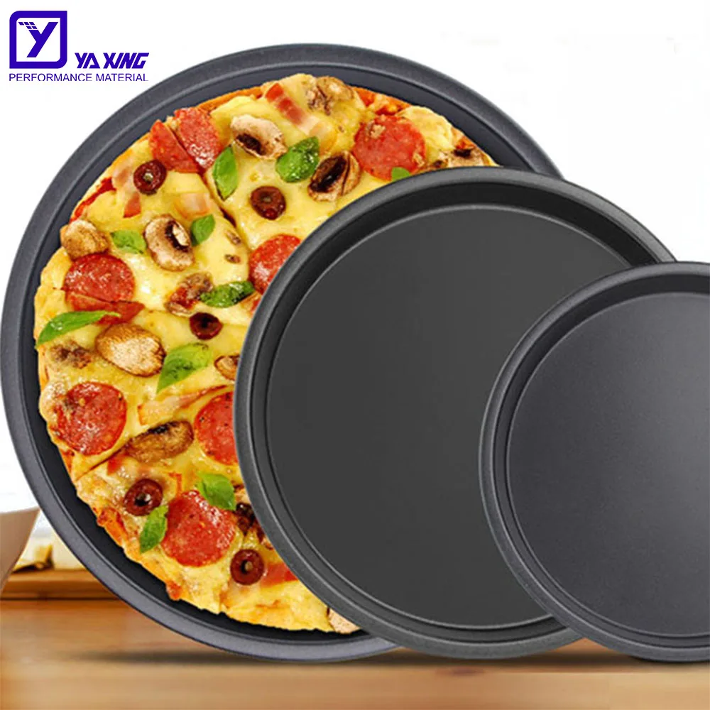 

The circular Pizza baking tray Pizza pan cake pan, Black