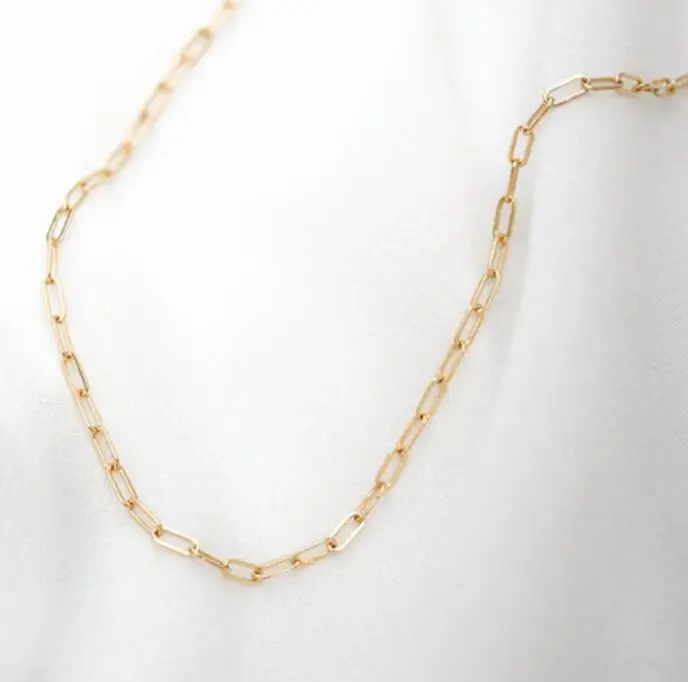 

Fashion Unisex Hip hop punk Gold plated choker Chain Necklace for women, Gold/silver/black