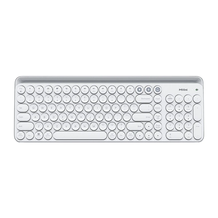 

Wholesale Original MIIIW MWBK 102 Keys 2.4GHz Mini Keyboard Wireless Dual Modes Wireless Keyboard For Home Office