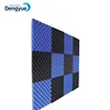 Advance purple opened cell eco-friendly sound diffusion Mic Booth Shield wedges acoustic foam