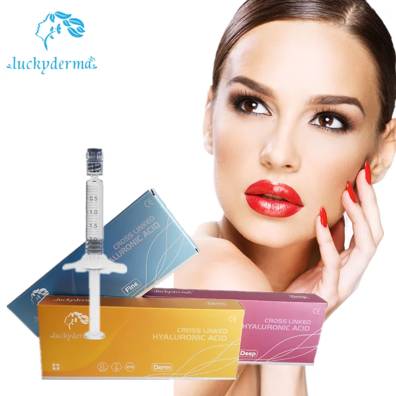 

Derm Lip Enhancement Filler Acid Hyaluronic Injections, Transparent