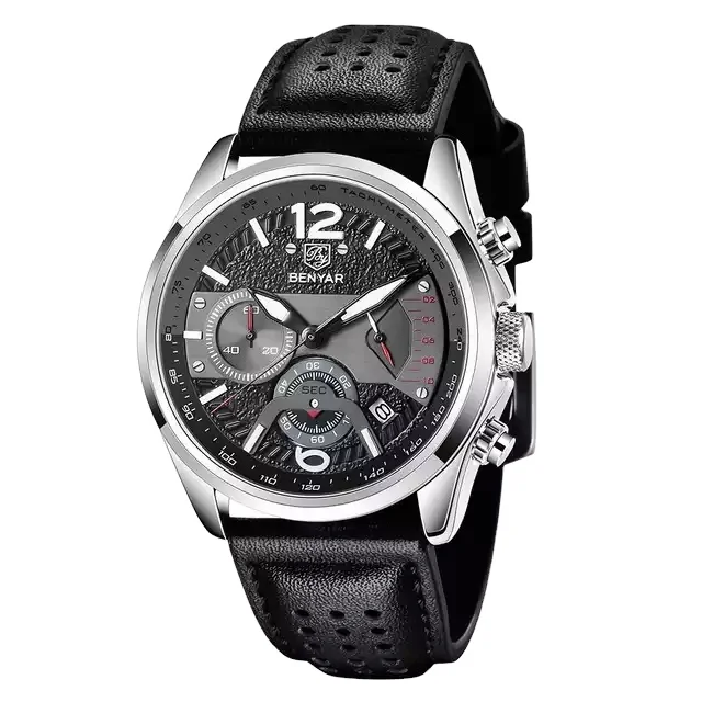 Hot Selling Benyar 5171 Watch for Men Good Quality Quartz Monement Men's Waterproof Watches Luminous Hands Calendar Sports Watch