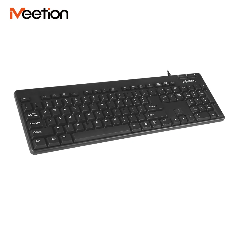 

Wholesale Best Cheapest Ergonomic Waterproof Multi Language Layout USB Wired Office Keyboard For Computer, Black