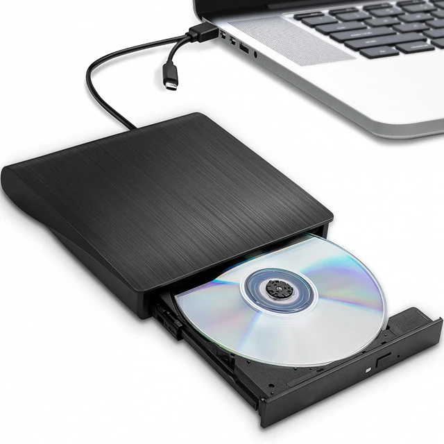 

Hot Selling Laptop Dvd Drive External Dvd-rw Burner CD-R Writer for Mac OS Windows PC Optical Drive Support Tray Type Write DVD