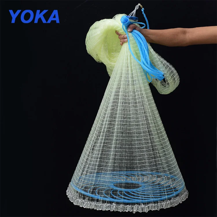 

American style 9.8ft fly hand throw price cast mexico fishing net casting, Customizable